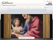 Tablet Screenshot of goblenart.com